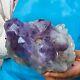 1730g Huge Natural Purple Quartz Crystal Cluster Rough Specimen Healing 422