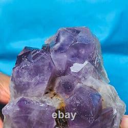 1730g HUGE Natural Purple Quartz Crystal Cluster Rough Specimen Healing 422
