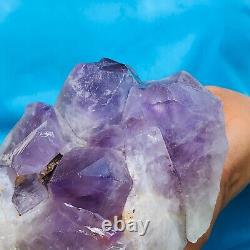 1730g HUGE Natural Purple Quartz Crystal Cluster Rough Specimen Healing 422