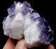 173g Natural Purple Cubic Fluorite Quartz Crystal Cluster Mineral Specimen