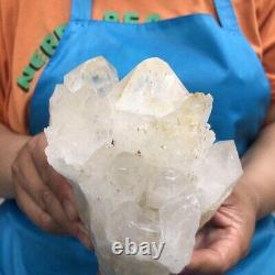 1760G Natural Clear Quartz Cluster Crystal Cluster Mineral Specimen Heals