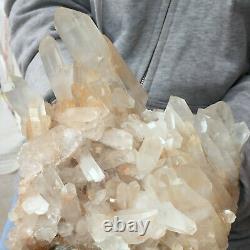 1797g Large Natural Clear White Quartz Crystal Cluster Rough Healing Specimen