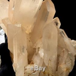 18.2LB Large natural clear quartz rock crystal cluster point specimen reiki heal
