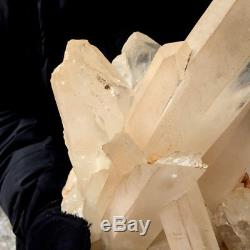 18.2LB Large natural clear quartz rock crystal cluster point specimen reiki heal