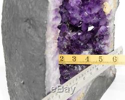 18 40.3lb Gorgeous Cathedral Purple Amethyst Druzy Crystal Geode Cluster Brazil