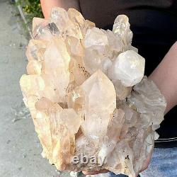 18.9LB Natural crystal cluster Quartz crystal cluster mineral specimen