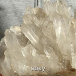 1819g Large Natural Clear White Quartz Crystal Cluster Healing Rough Specimen