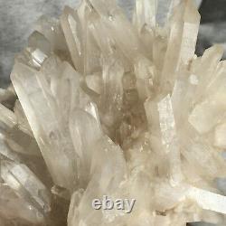 1819g Large Natural Clear White Quartz Crystal Cluster Healing Rough Specimen