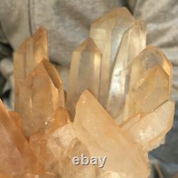 1825g Large Natural Clear White Quartz Crystal Cluster Rough Healing Specimen