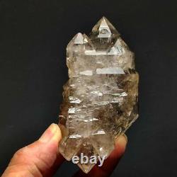 187g Natural skeletal Elestial Quartz Crystal Cluster Mineral Specimen D0001