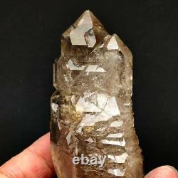 187g Natural skeletal Elestial Quartz Crystal Cluster Mineral Specimen D0001