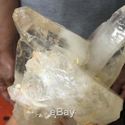1899g Large Natural Clear White Quartz Crystal Cluster Rough Healing Specimen