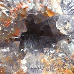 19.2LB Natural amethyst agate quartz geode crystal cluster specimen healing