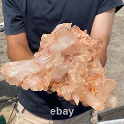 1910G Natural white crystal cluster quartz crystal mineral specimen healing