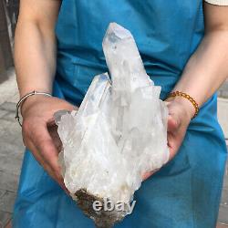 1930g Natural Clear Crystal Mineral Specimen Quartz Crystal Cluster Decoration