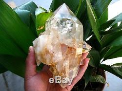 1945g RARE NATURAL White phantom quartz crystal cluster Point Specimens