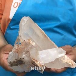 1970g Natural Clear Crystal Mineral Specimen Quartz Crystal Cluster