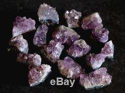 1LB Wholesale Amethyst Crystal Clusters VERY SMALL Crystal Quartz Amethyst Druzy