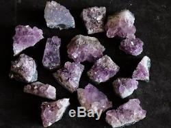 1LB Wholesale Amethyst Crystal Clusters VERY SMALL Crystal Quartz Amethyst Druzy