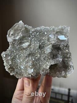 1Lb Rare Quartz Cluster Glassy Quartz Crystal Double Terminated Quartz Brazil