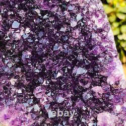 2.11LB Natural Amethyst geode quartz cluster crystal specimen Healing