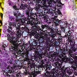 2.11LB Natural Amethyst geode quartz cluster crystal specimen Healing