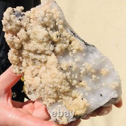 2.18LB Natural Calcite Quartz Crystal Cluster Mineral Specimen Healing