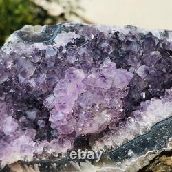 2.1LB Natural Raw Amethyst Quartz Crystal Cluster Geode Mineral Specimens Rough