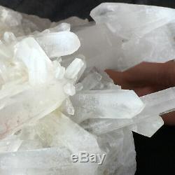 2.3lb Large Natural Clear White Quartz Crystal Cluster Rough Healing Specimen