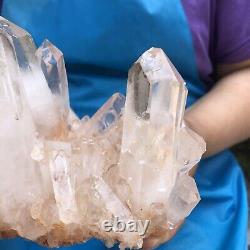 2.64LB Large Natural White Quartz Crystal Cluster Rough Specimen Healing Stone
