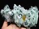 2.66 Lb New Find Green/yellow Phantom Quartz Crystal Cluster Mineral Specimen