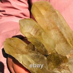 2.66LB Natural Citrine cluster mineral specimen quartz crystal healing