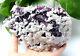 2.6lb Natural Purple Fluorite With Calcite Crystal Cluster Mineral Specimen