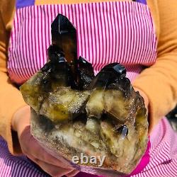 2.77LB Large Natural Citrine Quartz Cluster Crystal mineral specimen healing