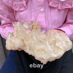 2.7LB Large Natural White Quartz Crystal Cluster Rough Specimen Healing Stone