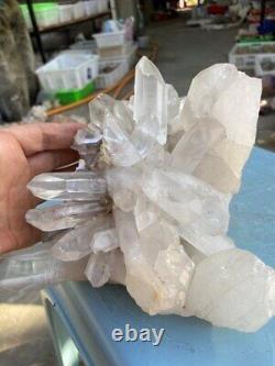 2.8kg Natural Clear Crystal Mineral Specimen Quartz Crystal Cluster Decoration
