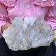 2.94lb Large Natural White Quartz Crystal Cluster Rough Specimen Healing Stone