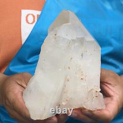 2.94LB Natural Clear Quartz Cluster Crystal Cluster Mineral Specimen Heals 225
