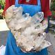 20.41lb Large Natural White Quartz Crystal Cluster Rough Specimen Healing Stone