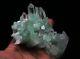 206.5g Rare Natural Green Ghost Pyramid Quartz Crystal Cluster Specimen