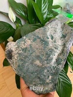 2065G Natural Amethyst geode quartz cluster crystal specimen Healing L894