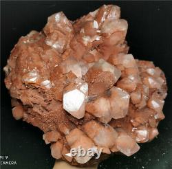 21.54lb New find Natural Red Columnar Calcite Crystal cluster mineral specimen