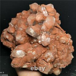 21.54lb New find Natural Red Columnar Calcite Crystal cluster mineral specimen