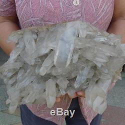 21.5LB AAAAA+++ NATURAL tibetan Quartz Crystal Cluster AWESOME FORM