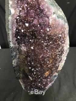 21 Amethyst Cathedral Geode Crystal Quartz Natural Cluster Specimen Brazil