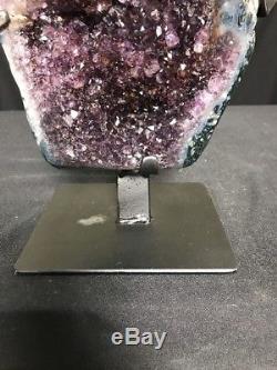 21 Amethyst Cathedral Geode Crystal Quartz Natural Cluster Specimen Brazil