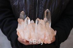 2160g Natural Beautiful Clear Quartz Crystal Cluster Tibetan Specimen #101