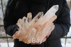 2160g Natural Beautiful Clear Quartz Crystal Cluster Tibetan Specimen B883