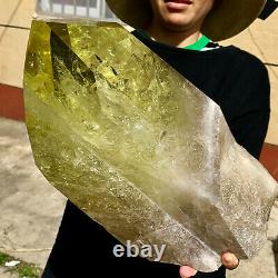 21LB Natural Citrine cluster mineral specimen quartz crystal healingDL170