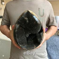22.5LB Natural dragon septarian geode quartz cluster Egg crystal healing G550